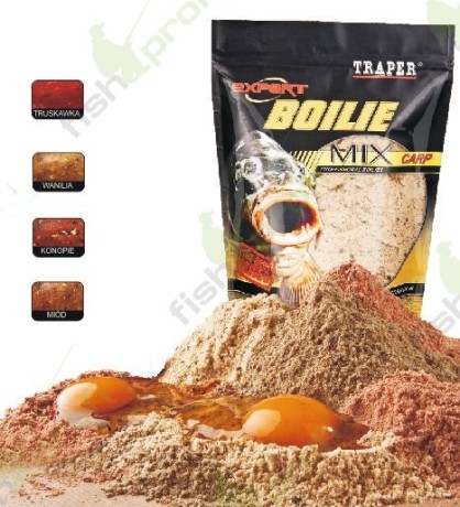 BOILIE MIX 1kg Strawberry Смесь для приготовления бойлов 1кг Земляника
