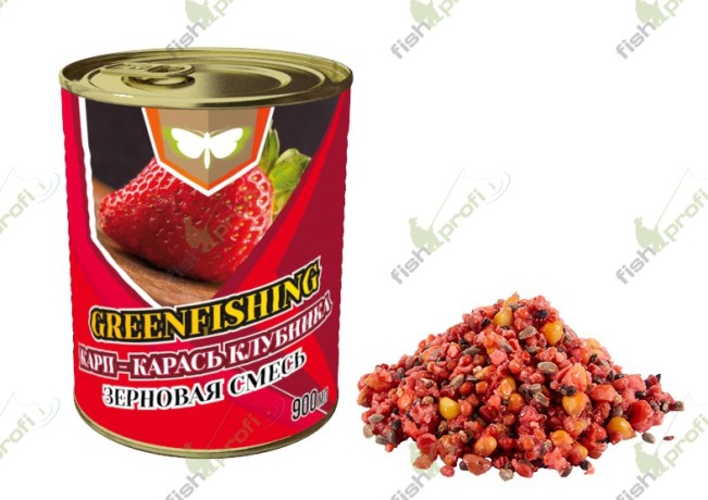 Зерновой микс "Карп Карась Клубника" 900 гр