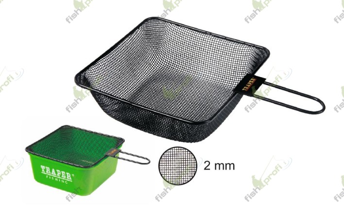 Сито для промывки мотыля TRAPER (Трапер) 15,5 х 15,5см