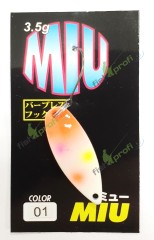 Блесна колеблющаяся FOREST MIU 3,5гр 3.2см #01