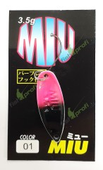 Блесна колеблющаяся FOREST MIU 3,5гр 3.2см #01