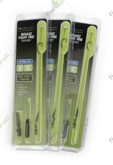 Готовый карповый поводок KORUM BRAIDED HAIR RIGS BARBED с волосяной оснасткой № 8