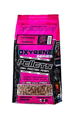Пеллетс насадочный 8 мм 1 кг Чеснок GENLOG (Генлог) OXYGENE Garlic