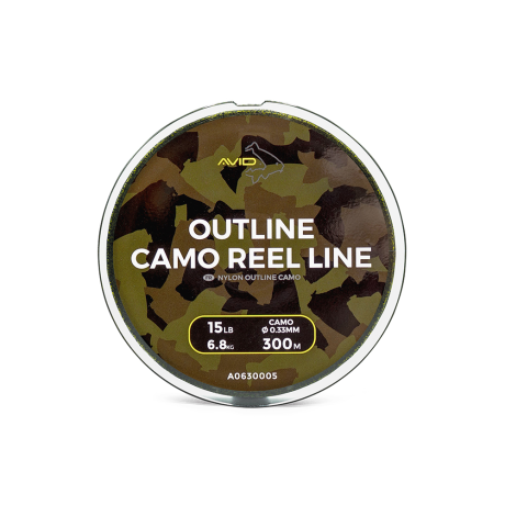 Леска AVID CARP OUTLINE CAMO REEL LINE 300m 0.33mm 15LB
