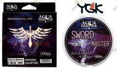 Леска рыболовная  YGK &quot;SWORD MASTER&quot; 2.0 (0,233 мм, 6.59.кг.)  100 м., светло-коричневая (Япония)