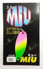 Блесна колеблющаяся FOREST MIU 3,5гр 3.2см #02