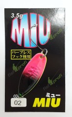 Блесна колеблющаяся FOREST MIU 3,5гр 3.2см #02