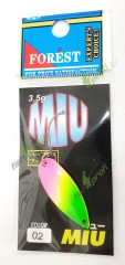 Блесна колеблющаяся FOREST MIU 3,5гр 3.2см #02