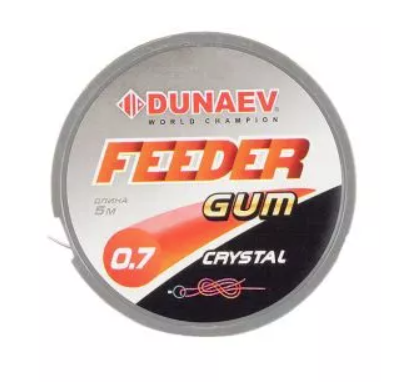 Dunaev Feeder Gum Clear 0.7mm  (0.09-0.12)