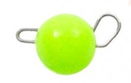 Чебурашка вольфрамовая 5,0 мм 1.0 г цв.шартрез (4 шт)