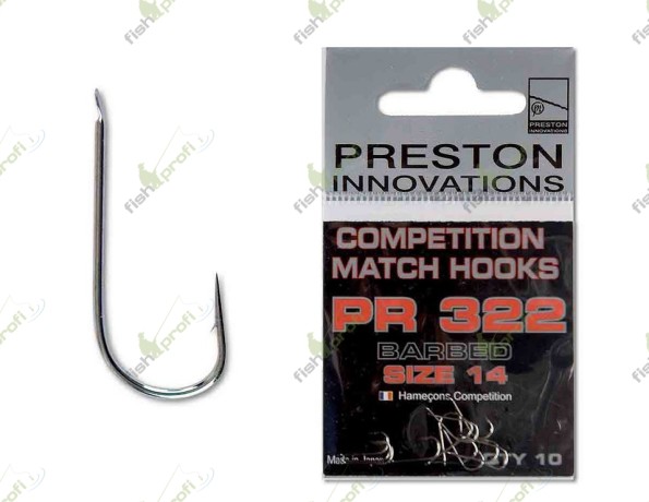 Крючки Preston PR COMPETITION HOOKS 322 №14