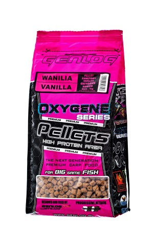 Пеллетс насадочный 8 мм 1 кг Ваниль GENLOG (Генлог) OXYGENE Vanilla