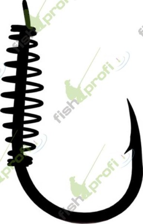 Крючки с пружинкой SPRING CHINU чер. никель №8 ТРАПЕР