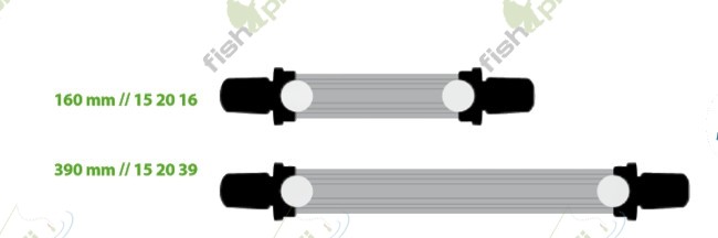 Кронштейн для крепления бары RIVE D 25 короткий L=160 mm