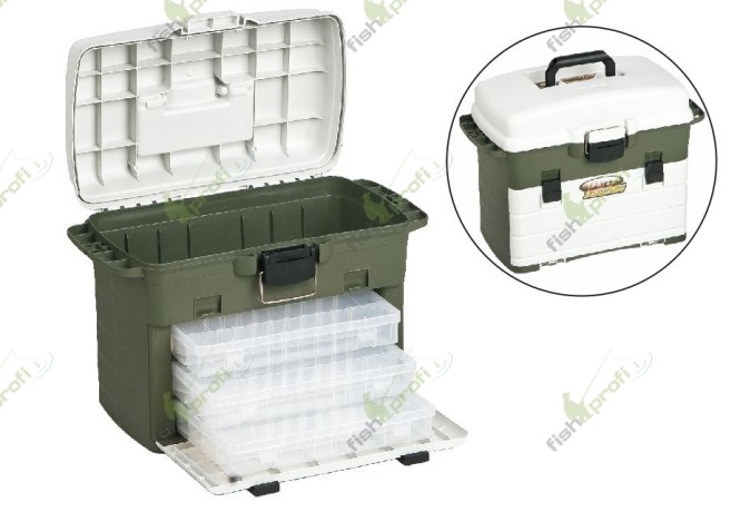 86007 Ящик рыболовный TRAPER для снастей 440х255х320мм