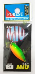 Блесна колеблющаяся FOREST MIU 3,5гр 3.2см #03