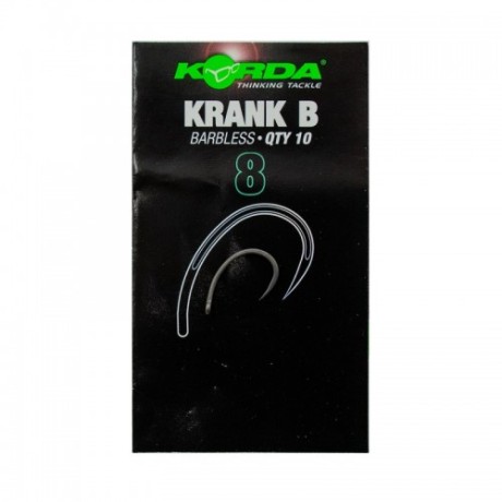 Крючок Korda Krank Barbless №8 безбородый