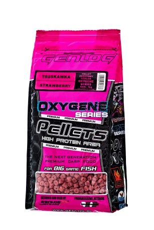 Пеллетс насадочный 8 мм 1 кг Клубника GENLOG (Генлог) OXYGENE Strawberry