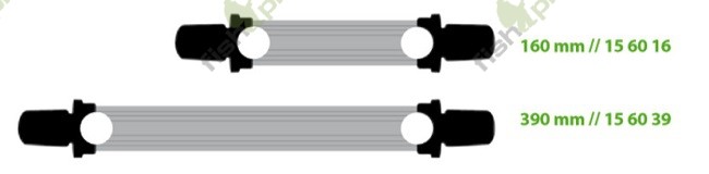 Кронштейн для крепления бары RIVE D36 - D36 длиный L=390 mm