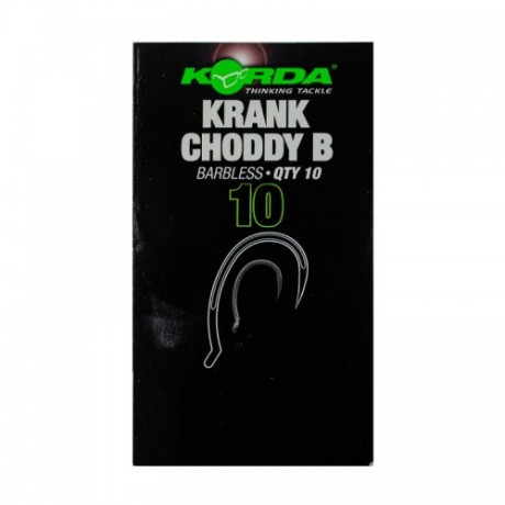 Крючок Korda Krank Choddy Barbless №10 безбородый