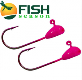 Джиг-головка вольфрам FISH SEASON № 6 1.5 гр. розов.
