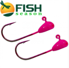 Джиг-головка вольфрам  FISH SEASON № 6  1.5 гр. розов.