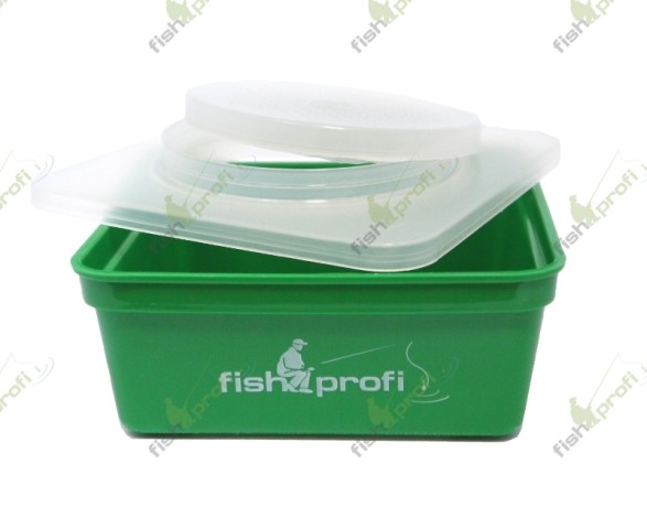 Контейнер для опарыша "Fishprofi" 0,5 л. крышка дождевая