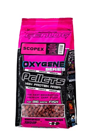 Пеллетс насадочный 8 мм 1 кг Скопекс GENLOG (Генлог) OXYGENE Scopex