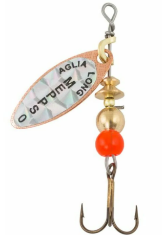 Блесна Mepps Aglia Long  Rainbo №0 ( 2.5 г) CU