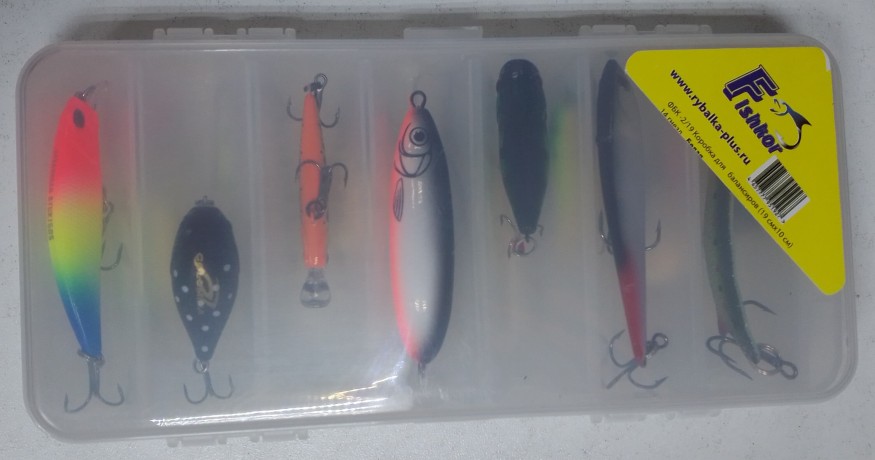 Набор спиннинговых приманок 14 шт.
