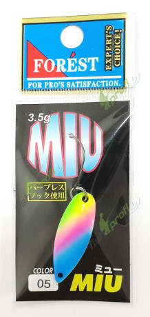Блесна колеблющаяся FOREST MIU 3,5гр 3.2см #05