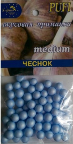 PUFI вкусовая приманка пенопласт medium чеснок