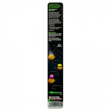 Поводок готовый Korda N Trap DF Rig Size 8 Wide Gape 15lb