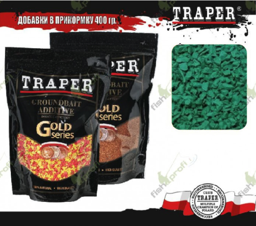 Bread crumb green fluo TRAPER сухари зеленые флюо 400гр