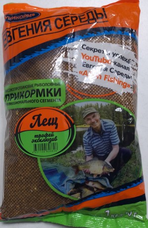 Прикормка рыболовная "Уникорм Е.С." Лещ Трофей эксклюзив 1 кг.