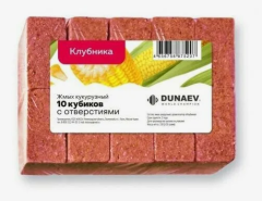 Жмых DUNAEV Кукурузый Клубника 300гр