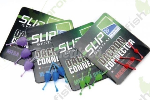 Коннектор для штекера Preston SLIP DACRON CONNECTOR -MEGA PURPLE мега фиолетовый