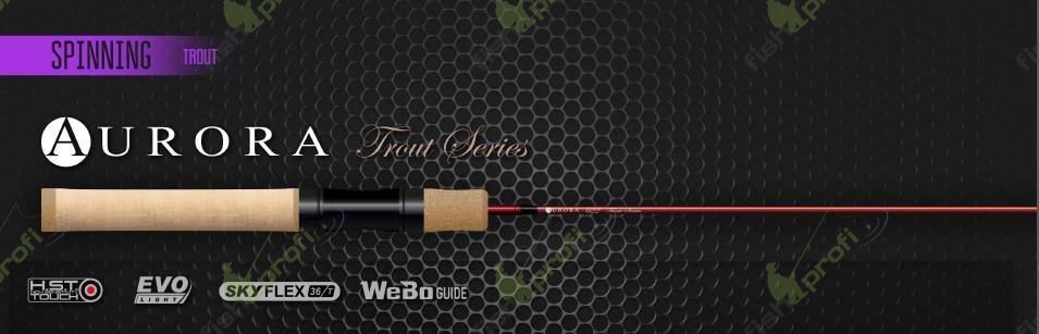 Спиннинг ZEMEX (Земекс) AURORA 662UL 198 см 0.5-6 g