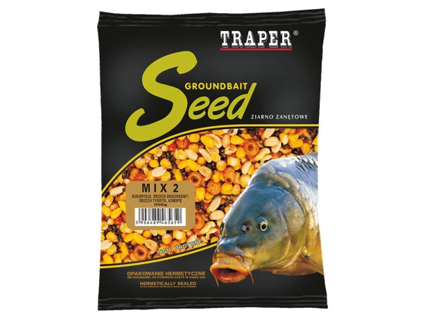 Seeds MIX 2 TRAPER (Трапер) 0,5кг Микс кукуруза арахис тигровый орех конопля