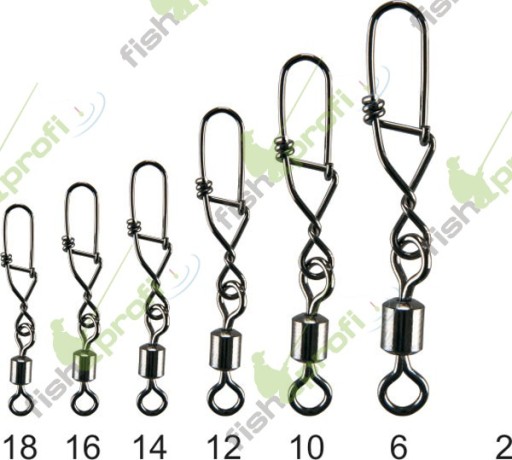 Вертлюжок с застежкой TRAPER LUX GERMANY №2