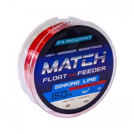 Леска Flagman Match and Feeder Sinking Line 150м 0,165мм