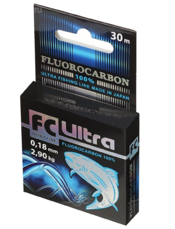 Леска флюорокарбоновая FC Ultra Line 30 m, 0.18 mm