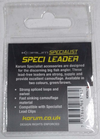 Шнур лидкор KORUM XPERT LEADLESS LEADER для карпового монтажа 60 см коричневый