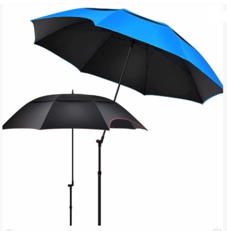 Зонт рыболовный (винт) Зеленый с листиками 2,4м