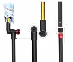 Зонт рыболовный (винт) Зеленый с листиками 2,4м