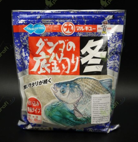 Приманка-насадка для ловли карася «Dango No Sokozuri Fuyu» Marukyu 300 грамм