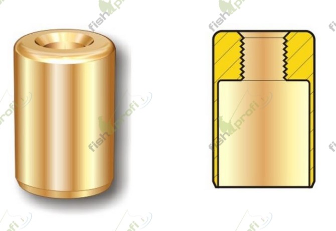 Втулка с резьбой STONFO для крепления садка, наружная D 21,5mm