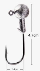 Набор Джиг-головка 10,0 гр. 3шт.кр.№4/0