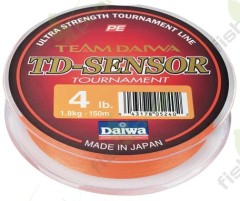 Леска плетеная DAIWA TD SENSOR TOURNAMENT 4 LB - 150 м/ORANGE