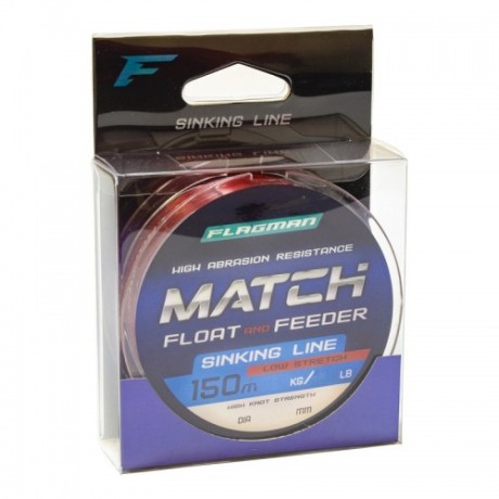 Леска Flagman Match And Feeder Sinking Line 150м 0,22мм